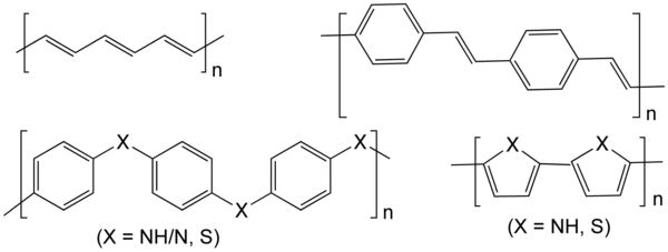 Various conductive polymers