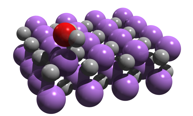 Water adsorption on LiH